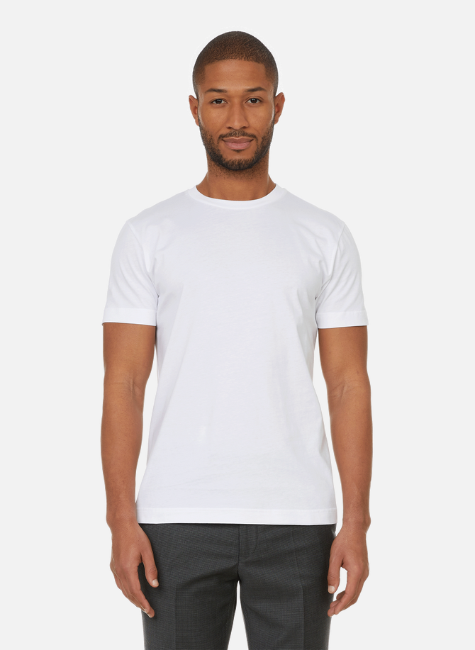 Organic cotton round-neck T-shirt AU PRINTEMPS PARIS