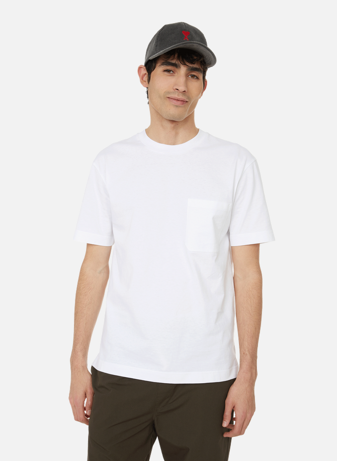 Round-neck organic cotton T-shirt AU PRINTEMPS PARIS