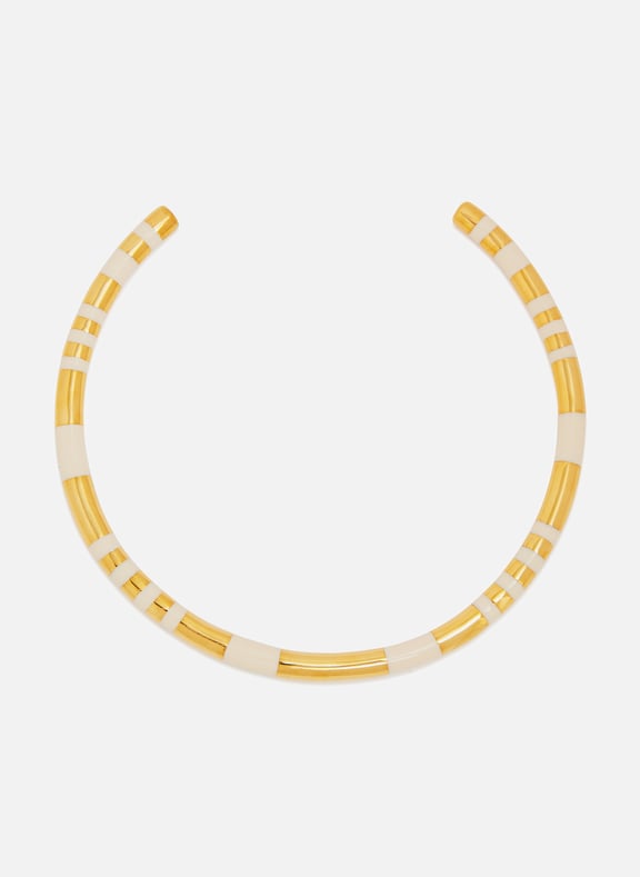 Torque collar necklace Golden by AURELIE BIDERMANN AURELIE BIDERMANN Torque collar necklace Golden