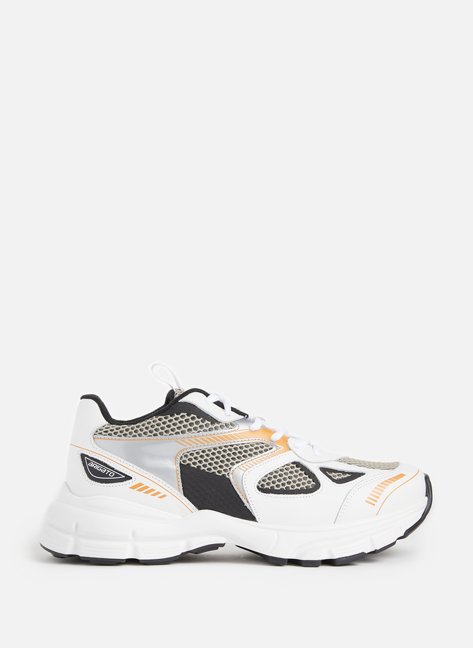 Marathon Runner leather and textile bi-material sneakers AXEL ARIGATO