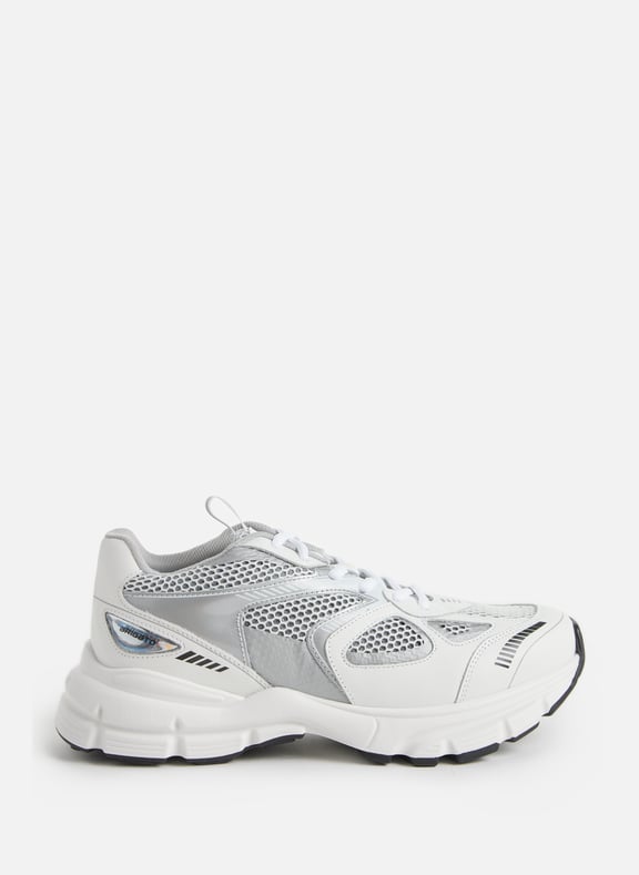 Marathon Runner bi-material leather and textile sneakers Multicolour by AXEL ARIGATO AXEL ARIGATO Marathon Runner bi-material leather and textile sneakers Multicolour