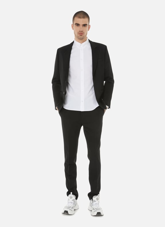 Wool-blend suit Black by AZZARO AZZARO Wool-blend suit Black