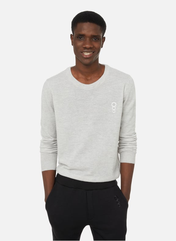 Wool-blend jumper Grey by AZZARO AZZARO Wool-blend jumper Grey