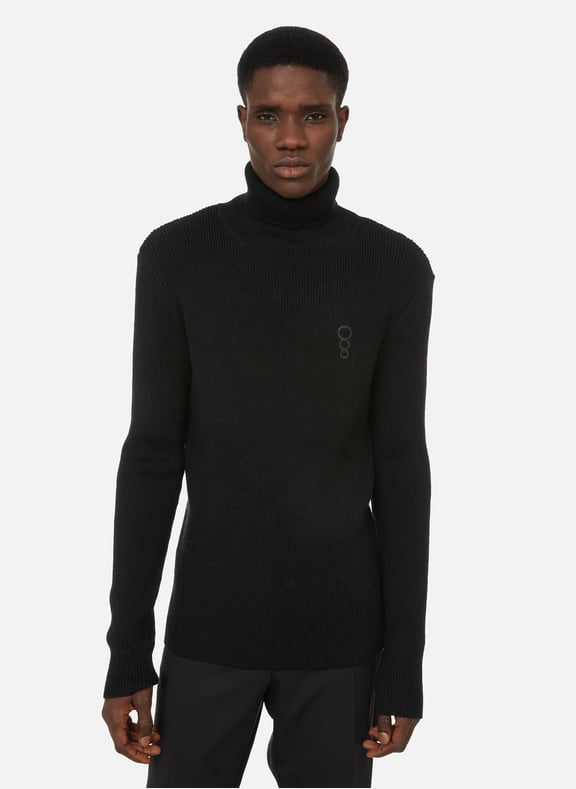 Merino wool and alpaca jumper Black by AZZARO AZZARO Merino wool and alpaca jumper Black
