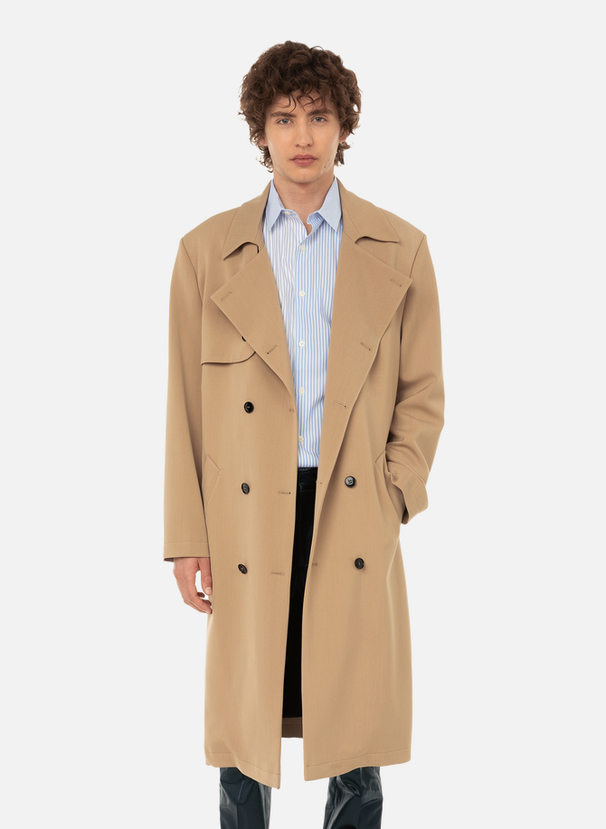 Wool-blend trench coat AZZARO