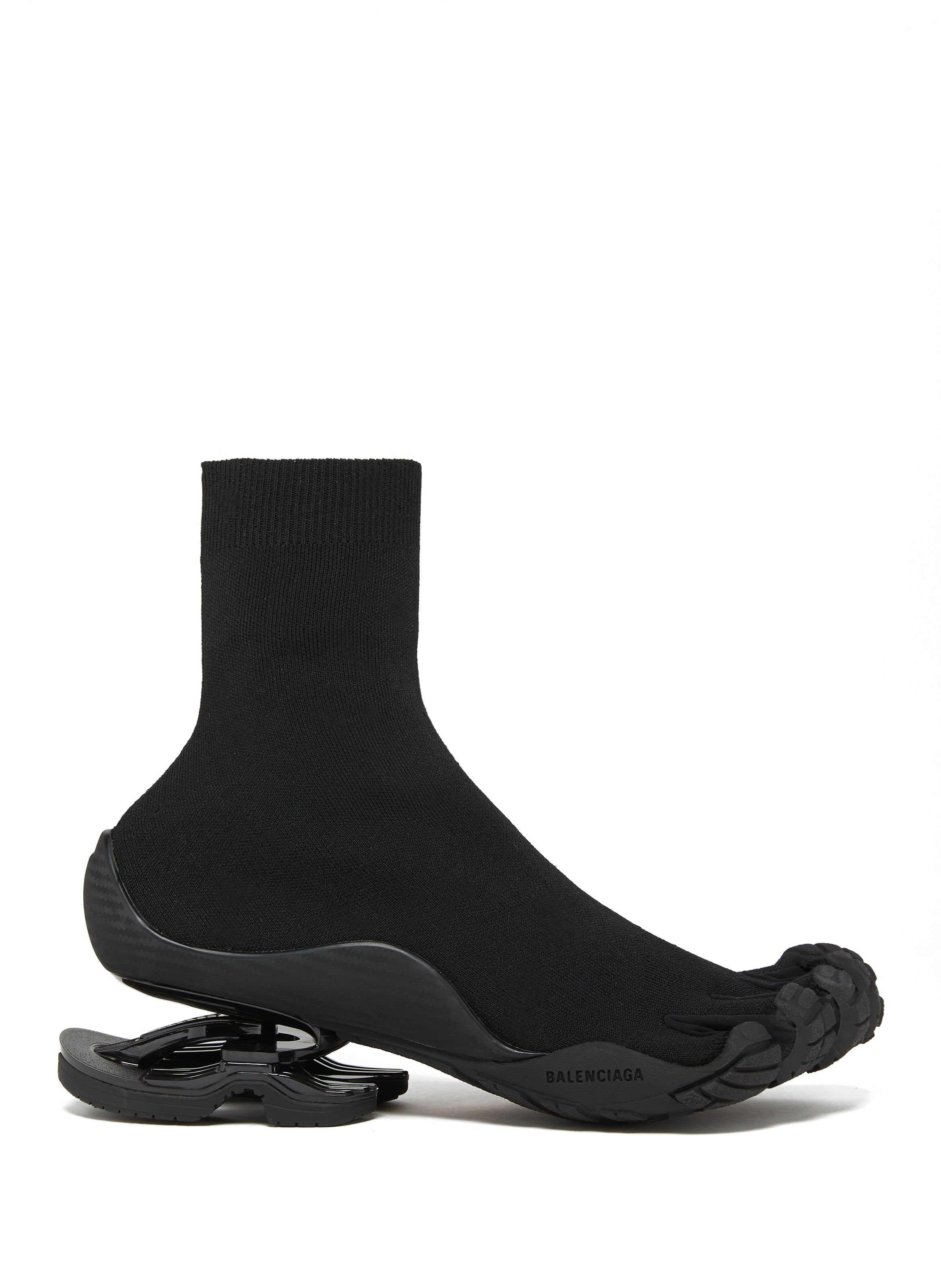 balenciaga high toe sock bootie