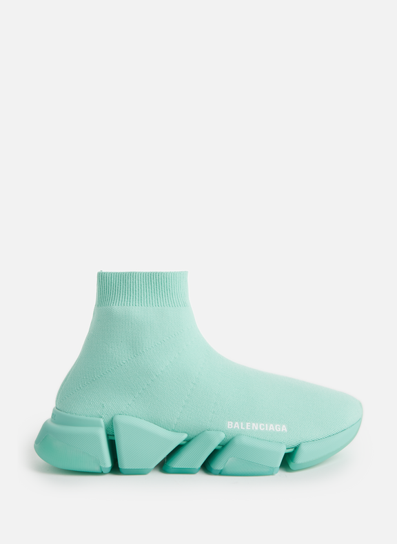 BALENCIAGA Speed 2.0 LT recycled knit sneakers Green