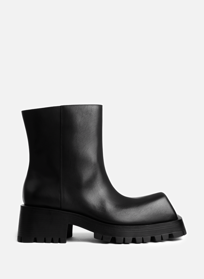 Trooper leather ankle boots BALENCIAGA