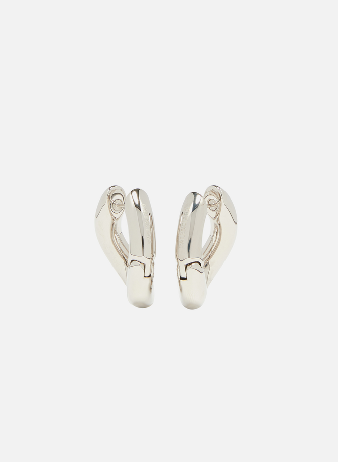 Silver Loop Earrings BALENCIAGA
