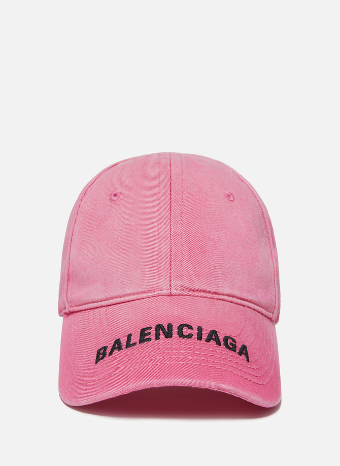 Faded cotton logo baseball cap BALENCIAGA