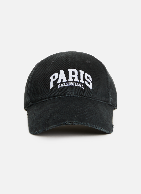 BALENCIAGA Paris City cotton baseball cap Black