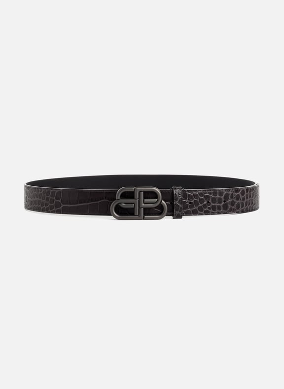 Logo belt Grey by BALENCIAGA BALENCIAGA Logo belt Grey