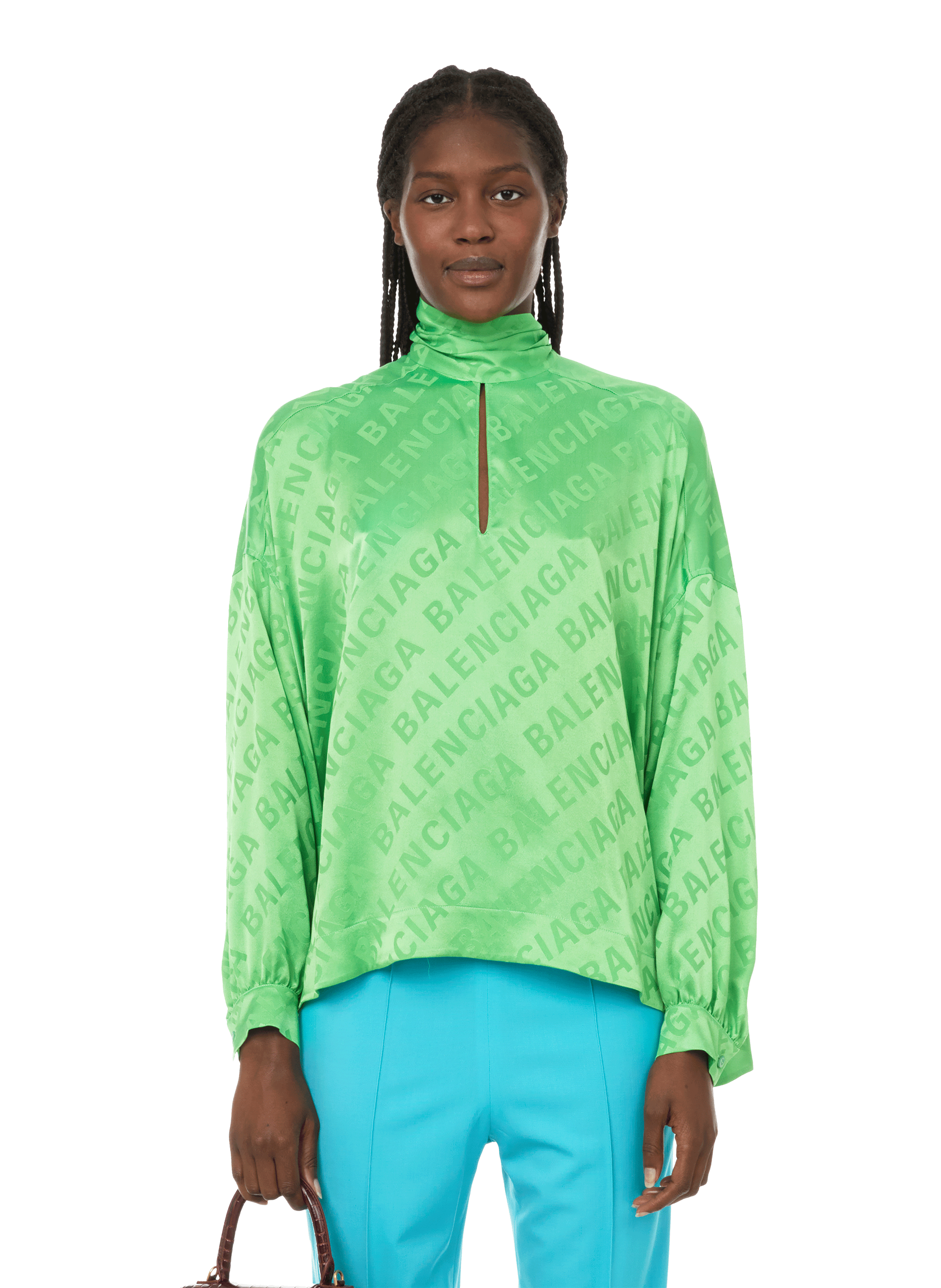 MONOGRAM SILK SHIRT - BALENCIAGA for 