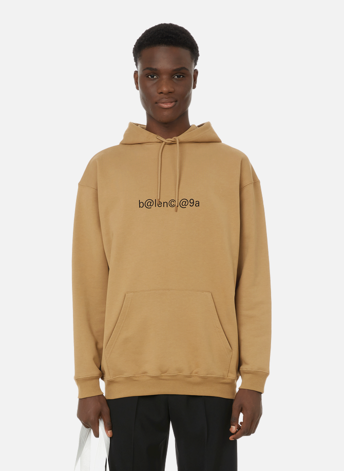 Cotton logo hoodie BALENCIAGA