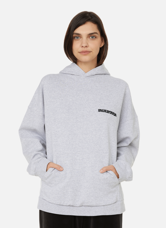 BALENCIAGA Cotton hoodie Grey