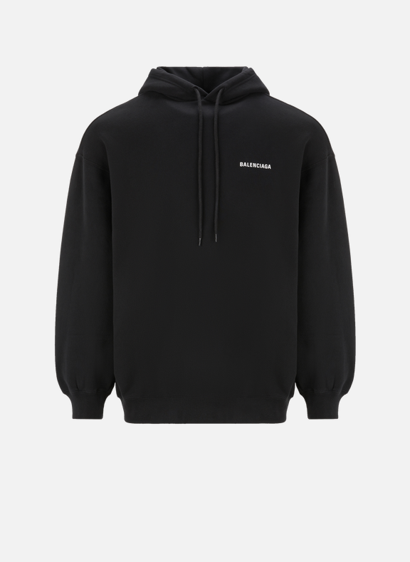 BALENCIAGA Cotton logo sweatshirt Black