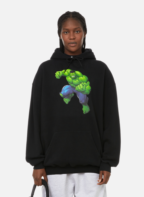 BALENCIAGA Hulk cotton hoodie Black
