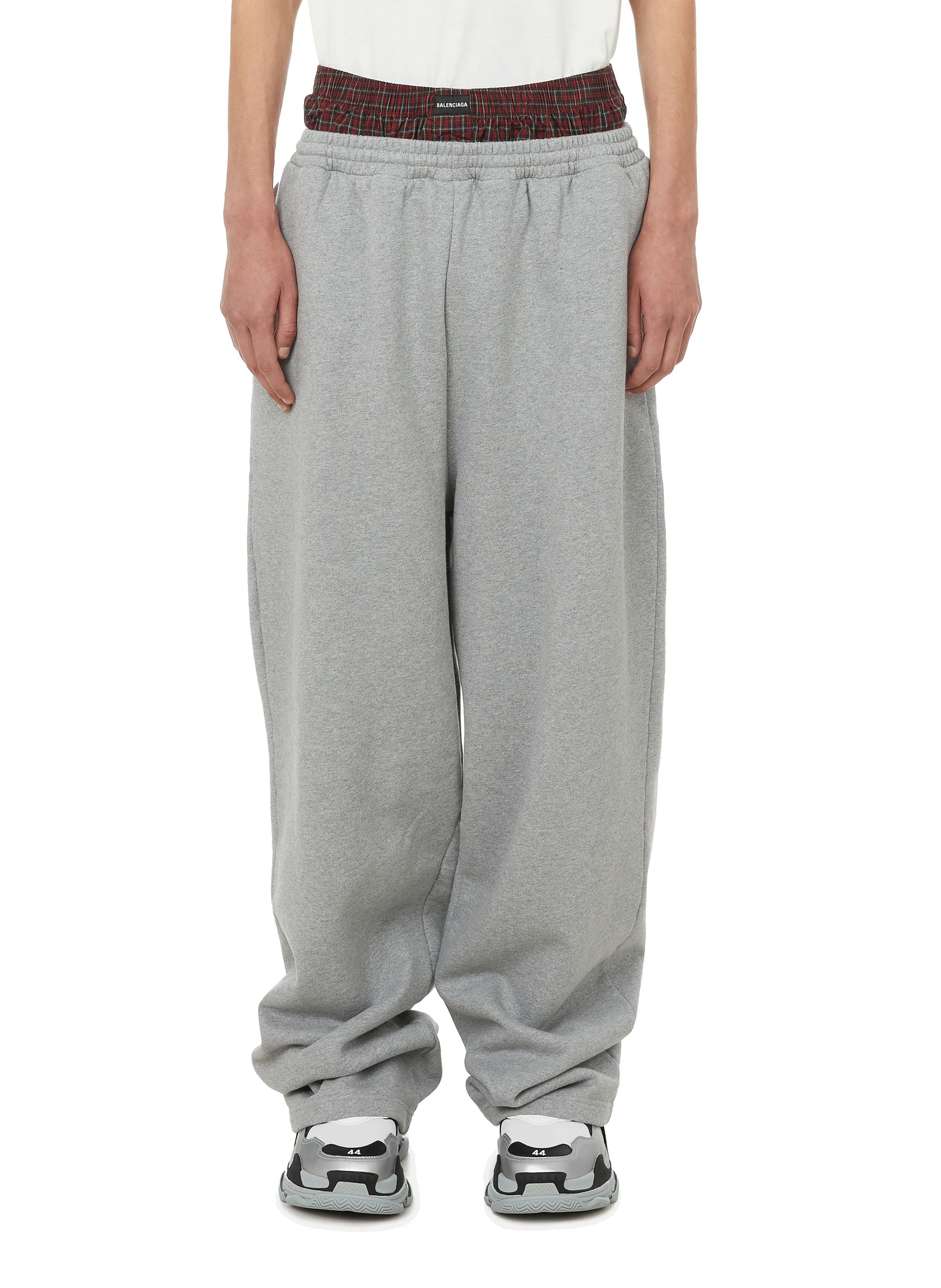 balenciaga joggers grey