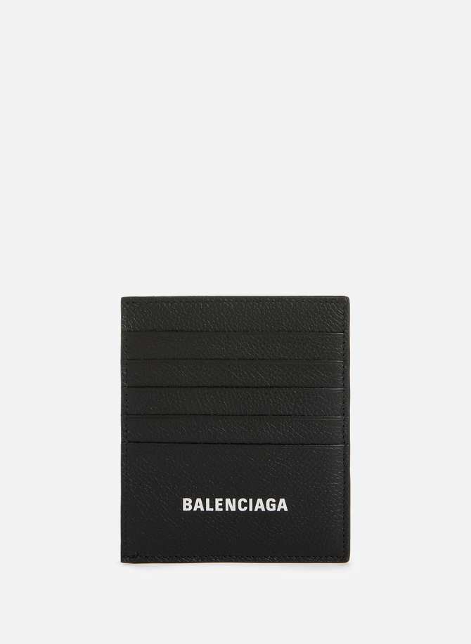 Leather card holder BALENCIAGA