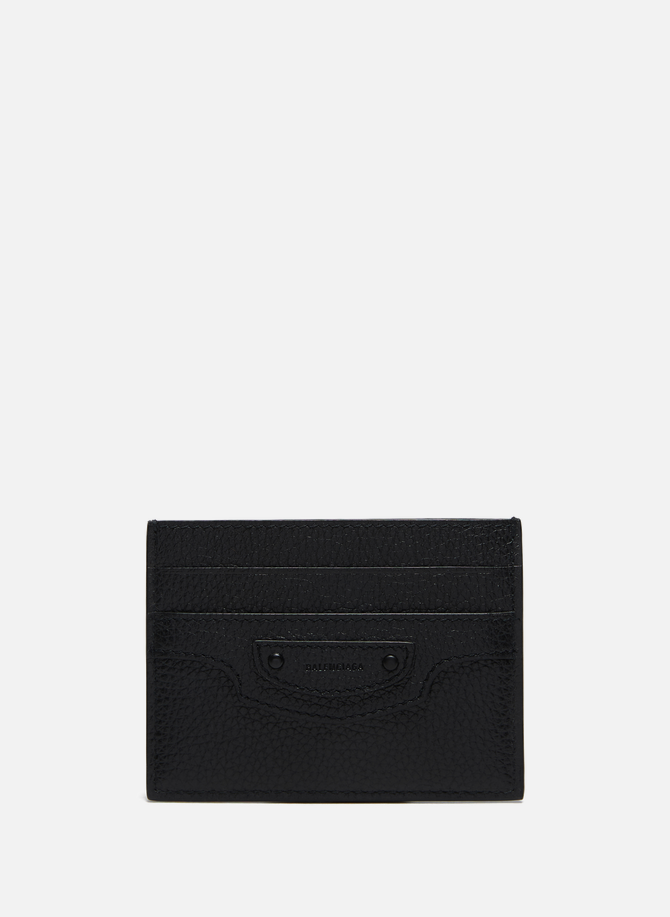 Neo Classic Card-holder in grained leather
 BALENCIAGA