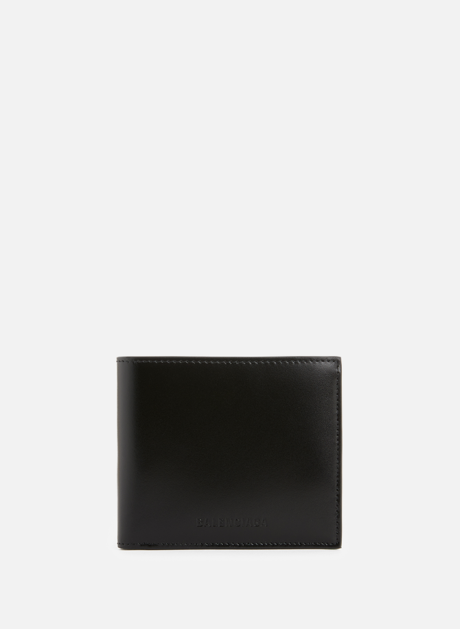 Leather wallet with logo BALENCIAGA