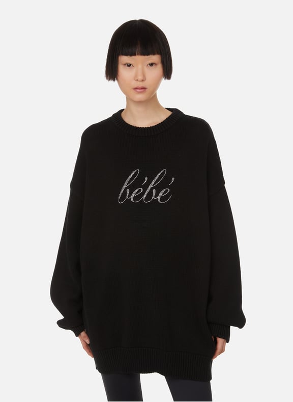 Bébé cotton jumper Black by BALENCIAGA BALENCIAGA Bébé cotton jumper Black
