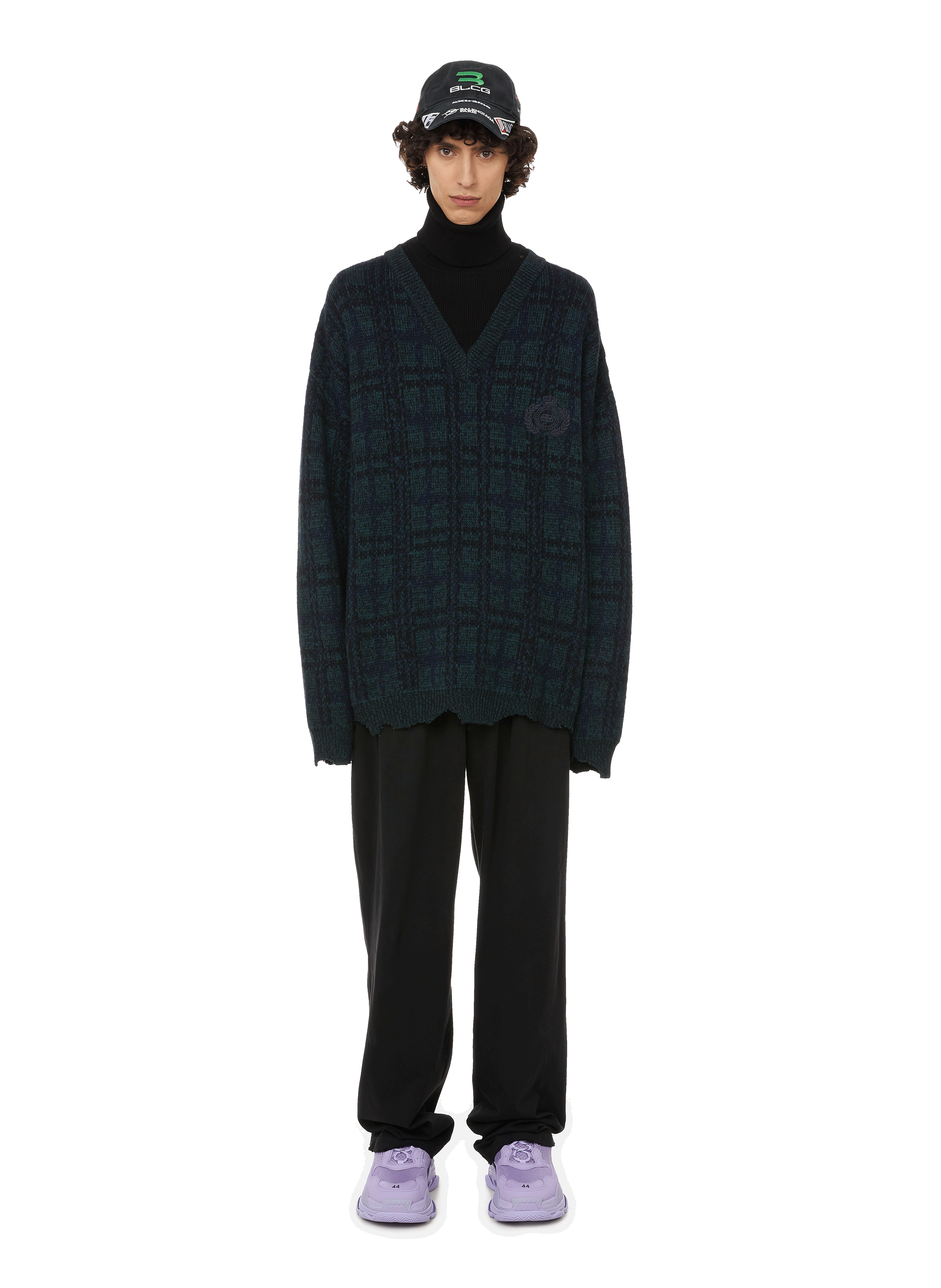 balenciaga jumper green