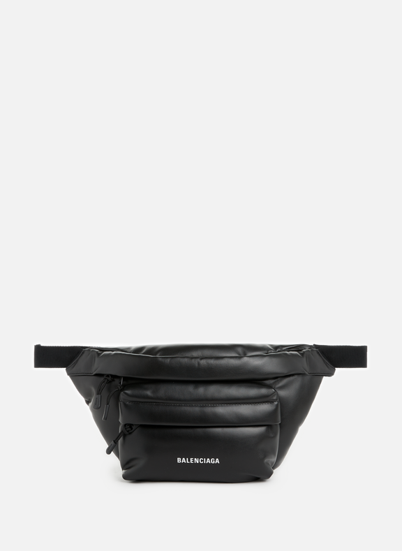 BALENCIAGA Leather belt bag Black