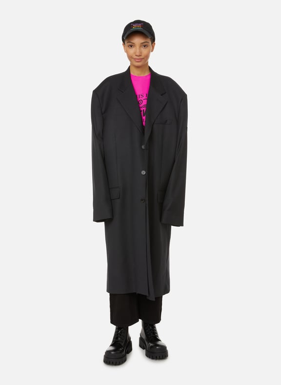 Long wool blazer Grey by BALENCIAGA BALENCIAGA Long wool blazer Grey