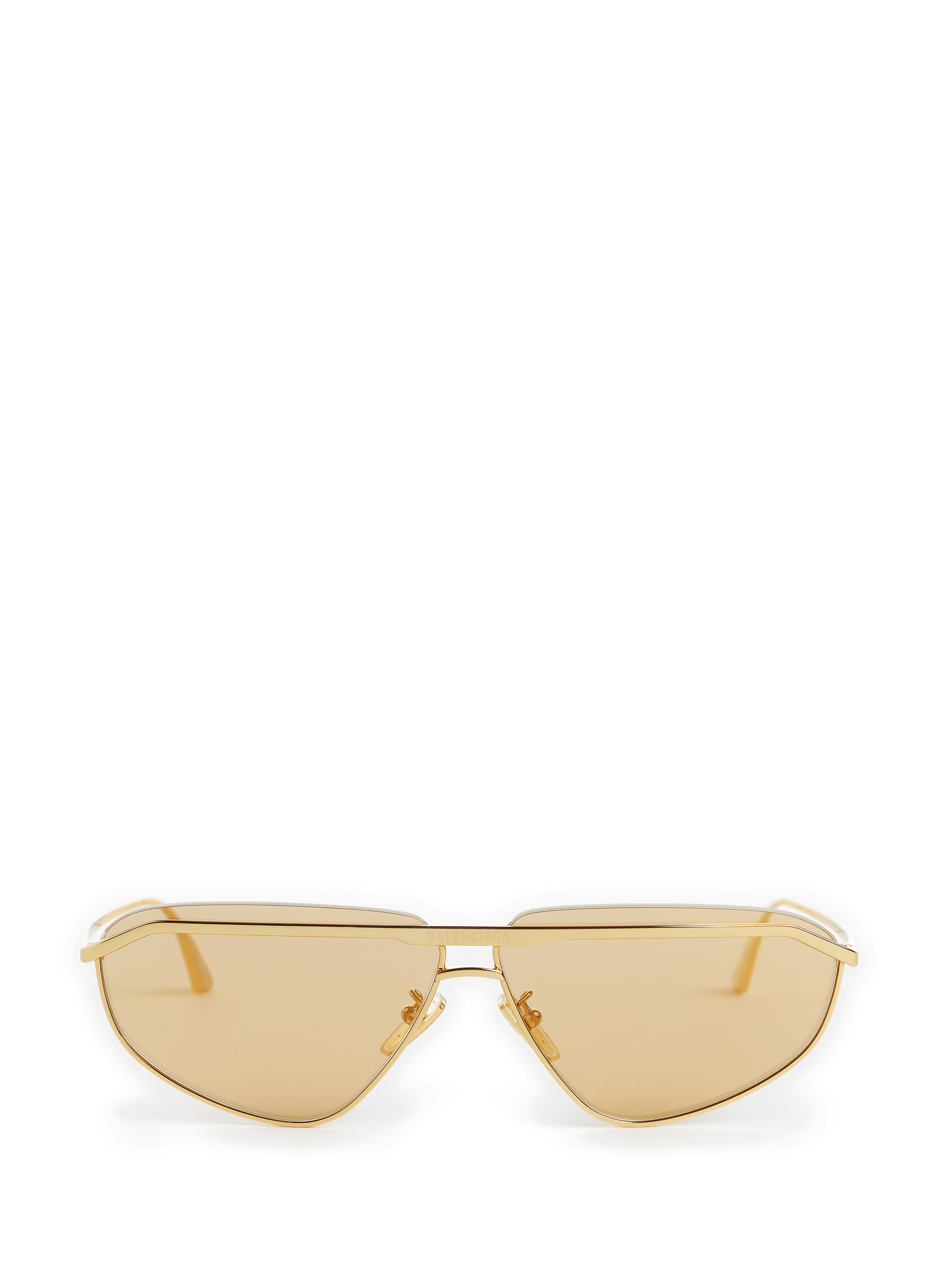 balenciaga gold sunglasses