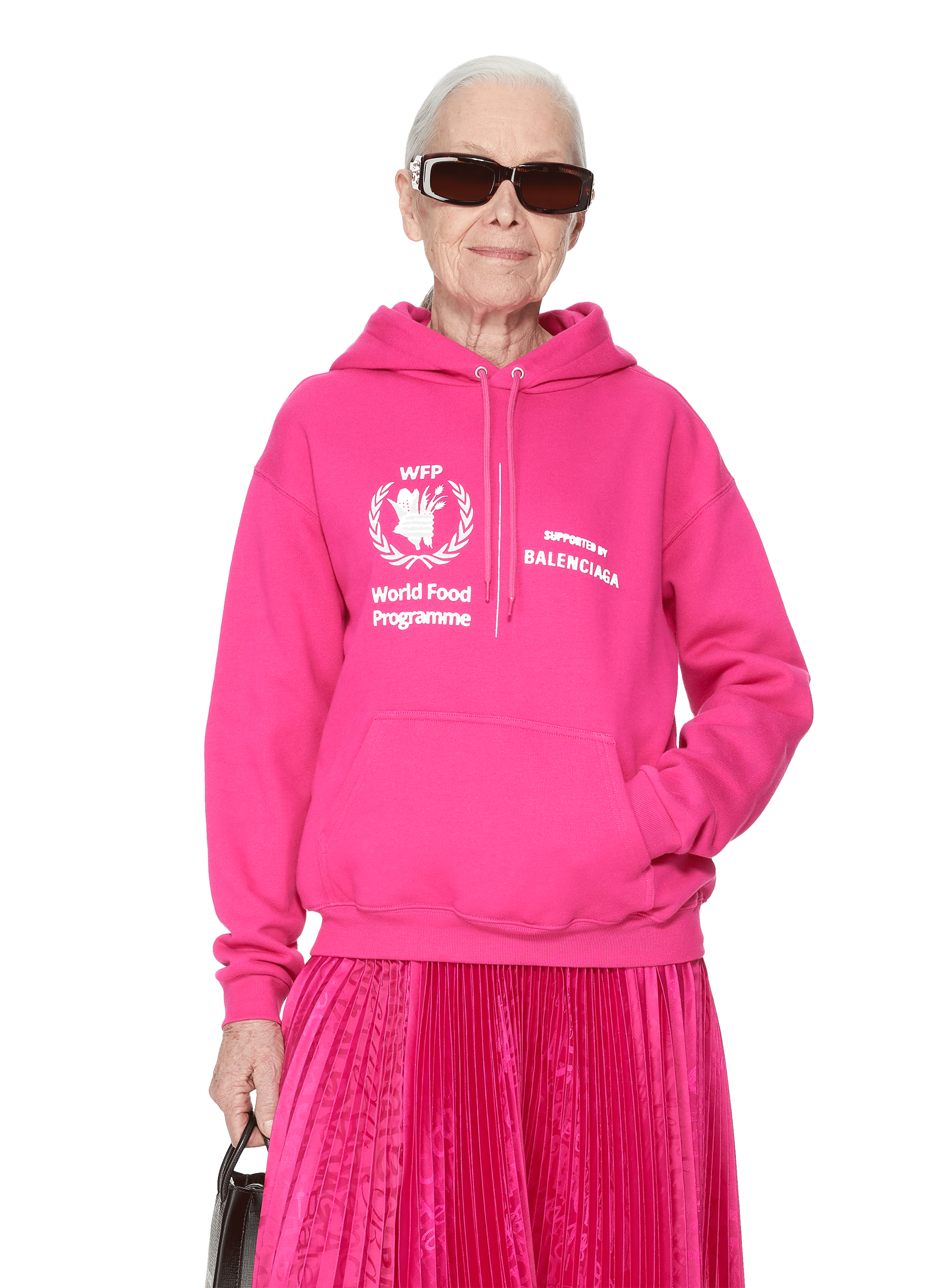 WFP PRINTED HOODIE - BALENCIAGA for WOMEN | Printemps.com