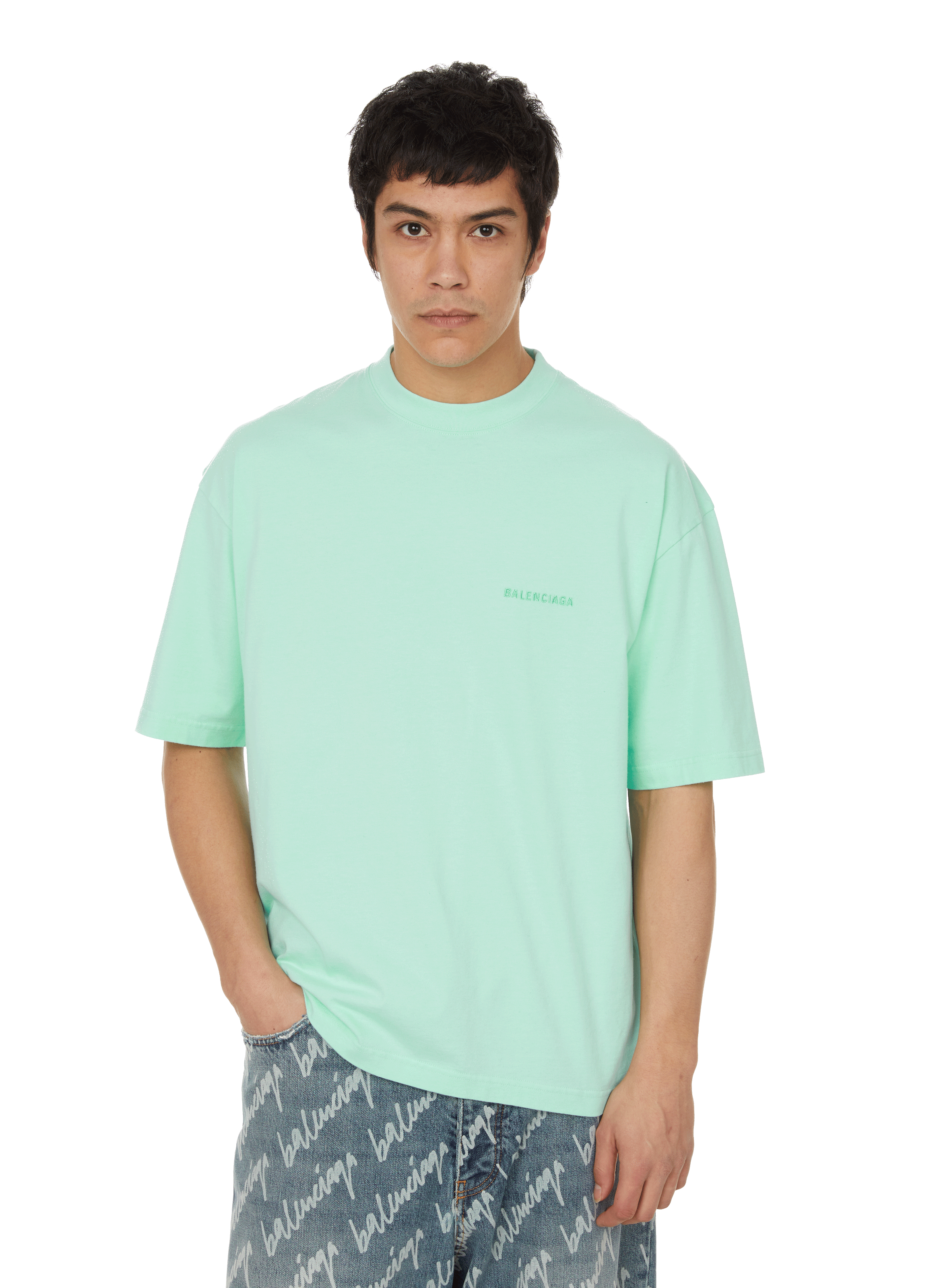 balenciaga t shirt green