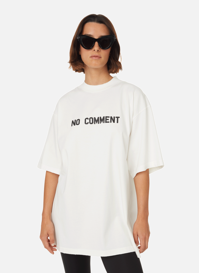No Comment cotton T-shirt BALENCIAGA