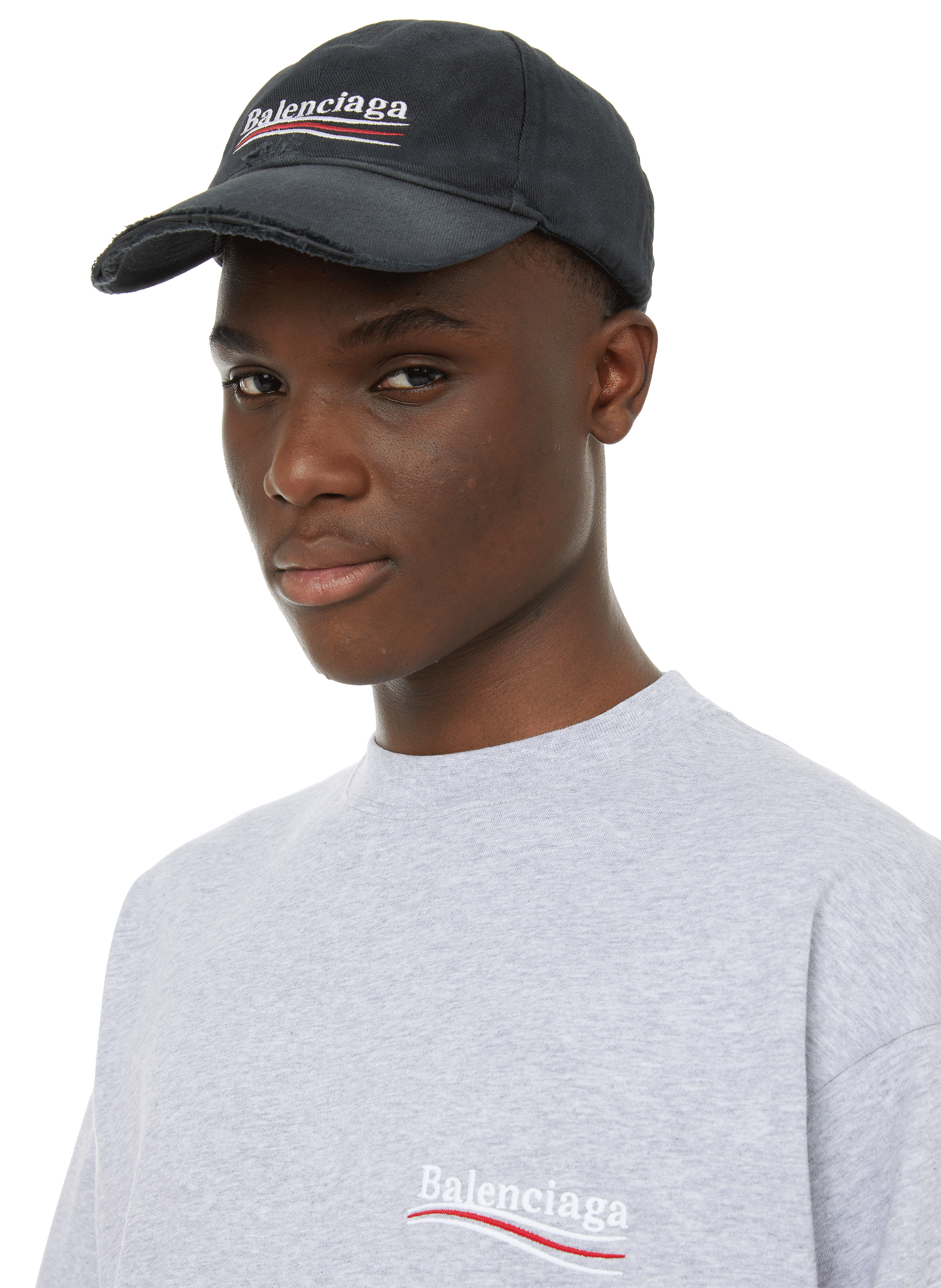 balenciaga wave logo cap