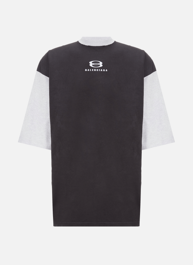 Oversized cotton logo T-shirt BALENCIAGA
