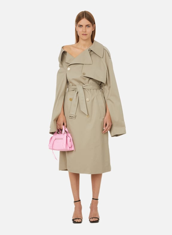 Balenciaga women's trench coat Clearance