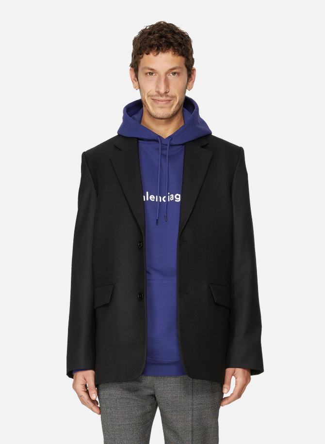 Seamless suit Jacket in virgin wool
 BALENCIAGA