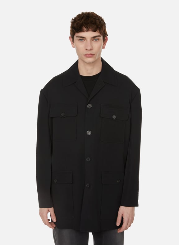 Large-fit jacket Black by BALENCIAGA BALENCIAGA Large-fit jacket Black