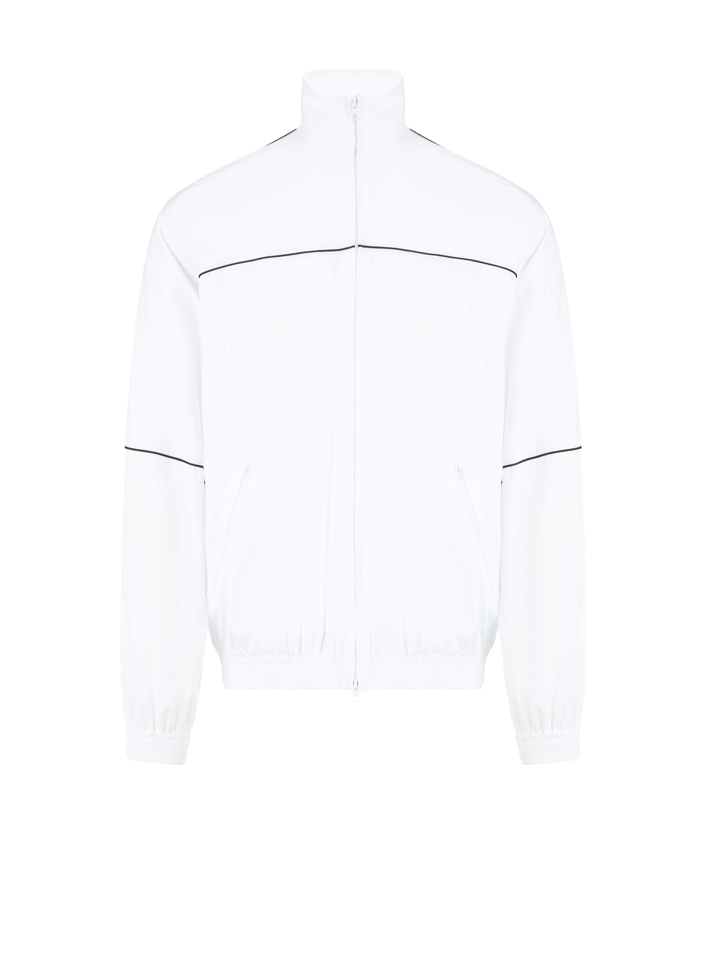 white cover up jacket