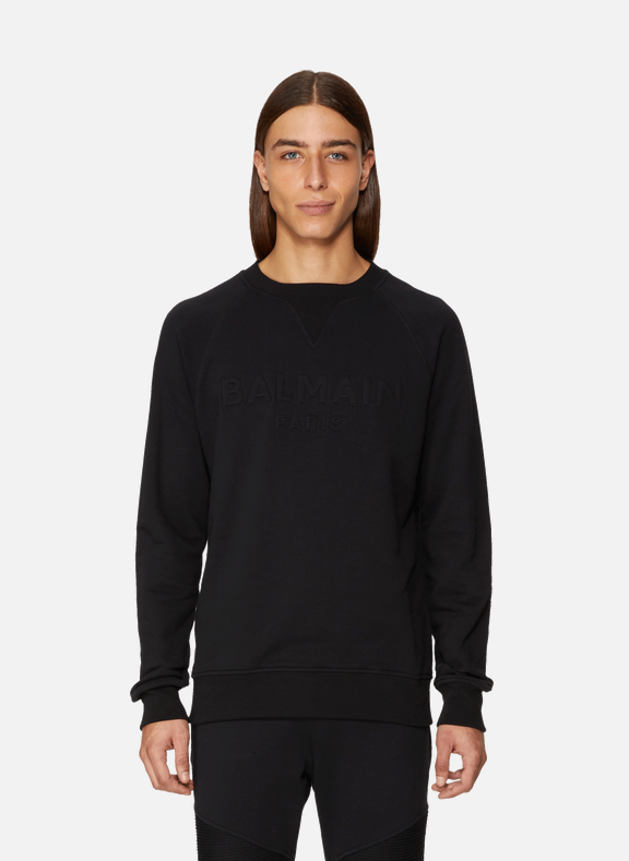 BALMAIN Balmain Paris cotton blend Sweatshirt Black