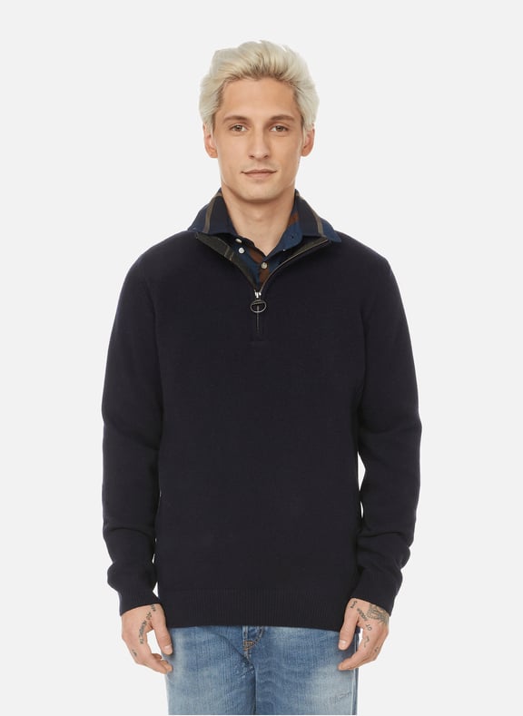 Holden wool jumper Blue by BARBOUR BARBOUR Holden wool jumper Blue