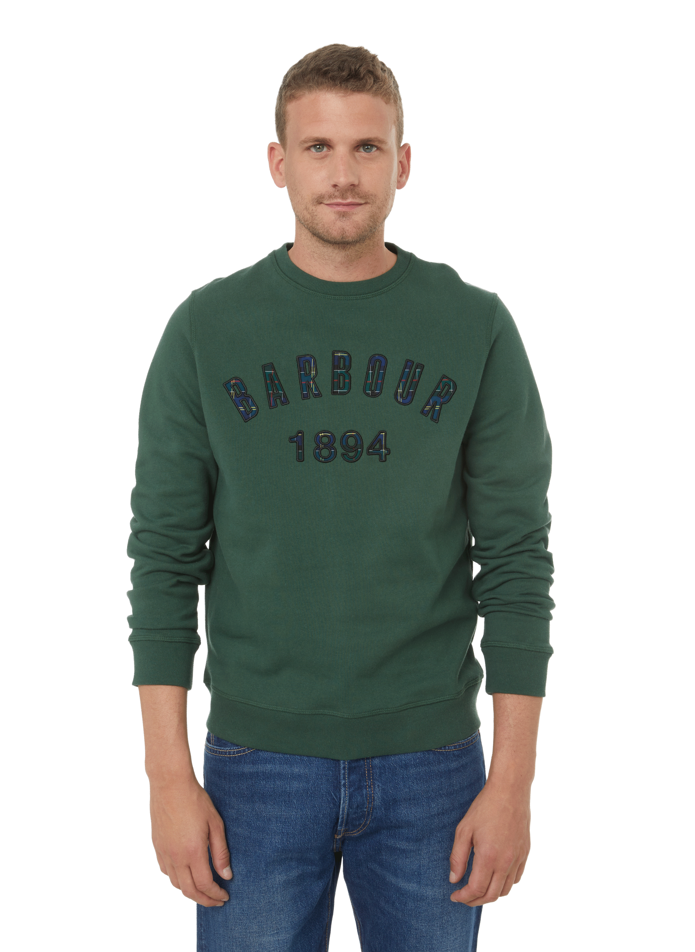 barbour green sweatshirt