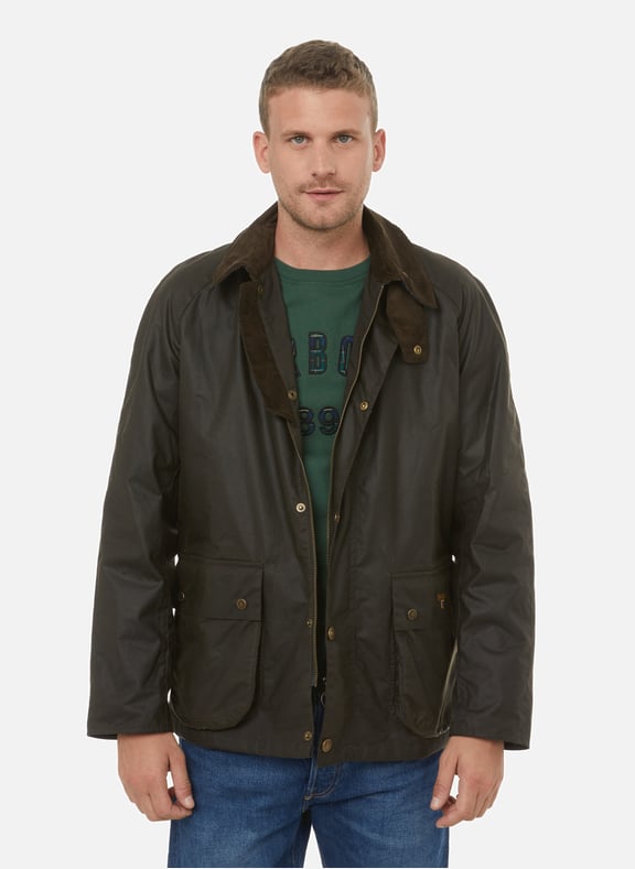 Strathyre waxed cotton canvas jacket Multicolour by BARBOUR BARBOUR Strathyre waxed cotton canvas jacket Multicolour