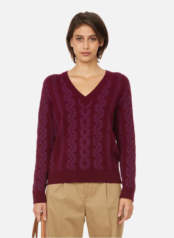 Cashmere jumper Purple by BARRIE BARRIE Cashmere jumper Purple