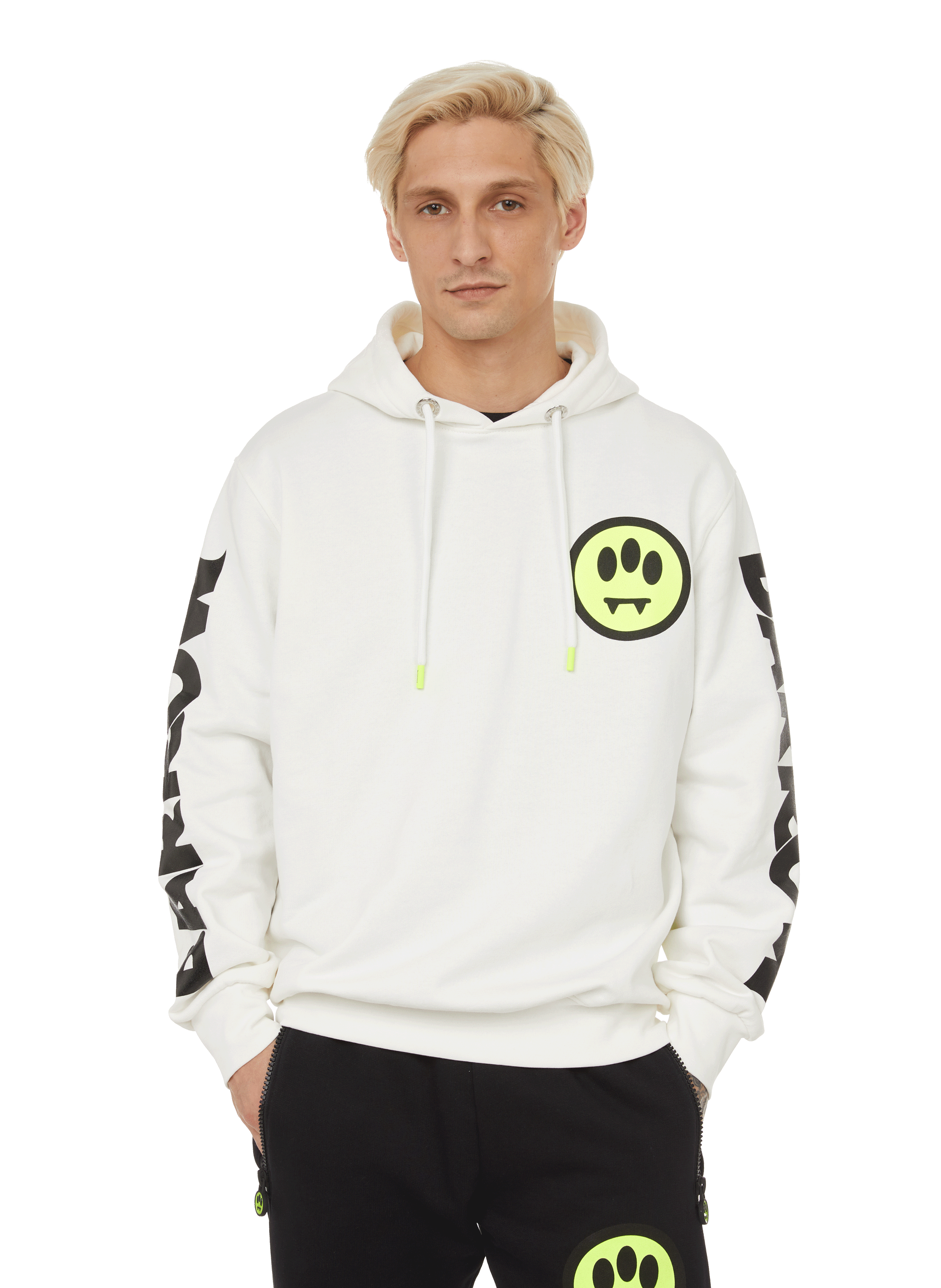 OVERSIZED COTTON FLEECE HOODIE - BARROW 