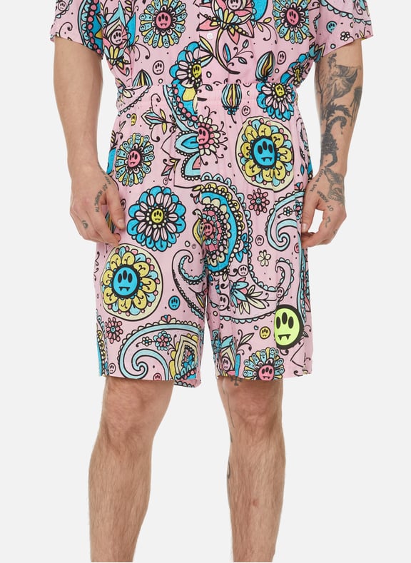 Fluid print shorts Pink by BARROW BARROW Fluid print shorts Pink