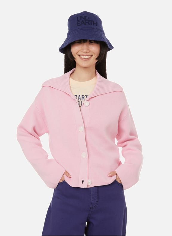 Costa cotton-blend cardigan Pink by BAUM UND PFERDGARTEN BAUM UND PFERDGARTEN Costa cotton-blend cardigan Pink
