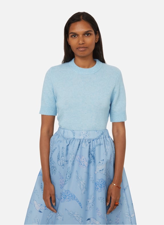 Short-sleeved jumper Blue by BAUM UND PFERDGARTEN BAUM UND PFERDGARTEN Short-sleeved jumper Blue