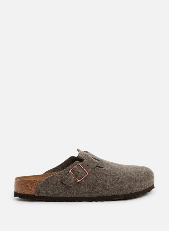 Boston wool mules Grey by BIRKENSTOCK BIRKENSTOCK Boston wool mules Grey