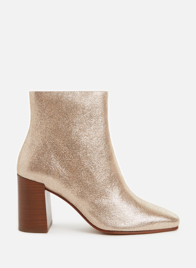 Carla metallic leather ankle boots BOBBIES